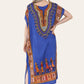 Mid-length dress with ethnic African-style print, bold, ref. 7002