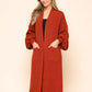 Long balloon sleeve cardigan