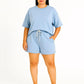 Ladies short sleeve short set