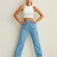 Ladies Wide Leg Cargo Trouser