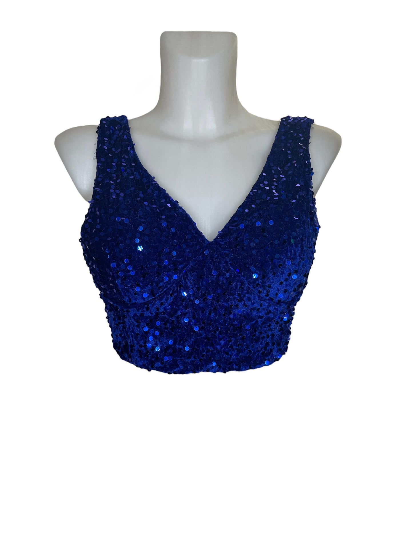 SEQUINED CROP TOP