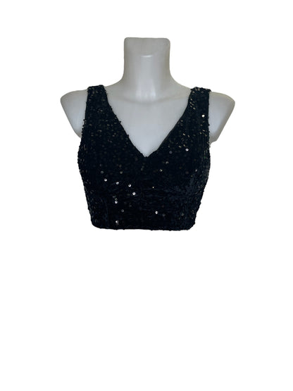 SEQUINED CROP TOP