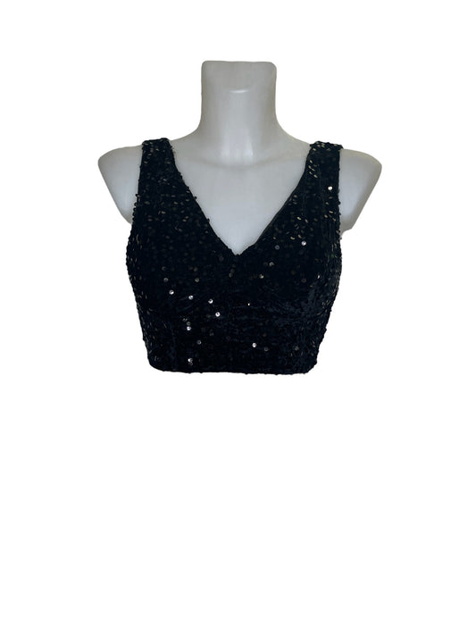 SEQUINED CROP TOP