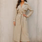 ALTHEA Trench Coat – Long Elegant Belted