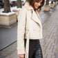 Trench Short leatherette Fur
