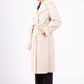 PU Fur Trench Coat