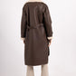 PU Fur Trench Coat