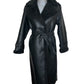 PU Fur Trench Coat
