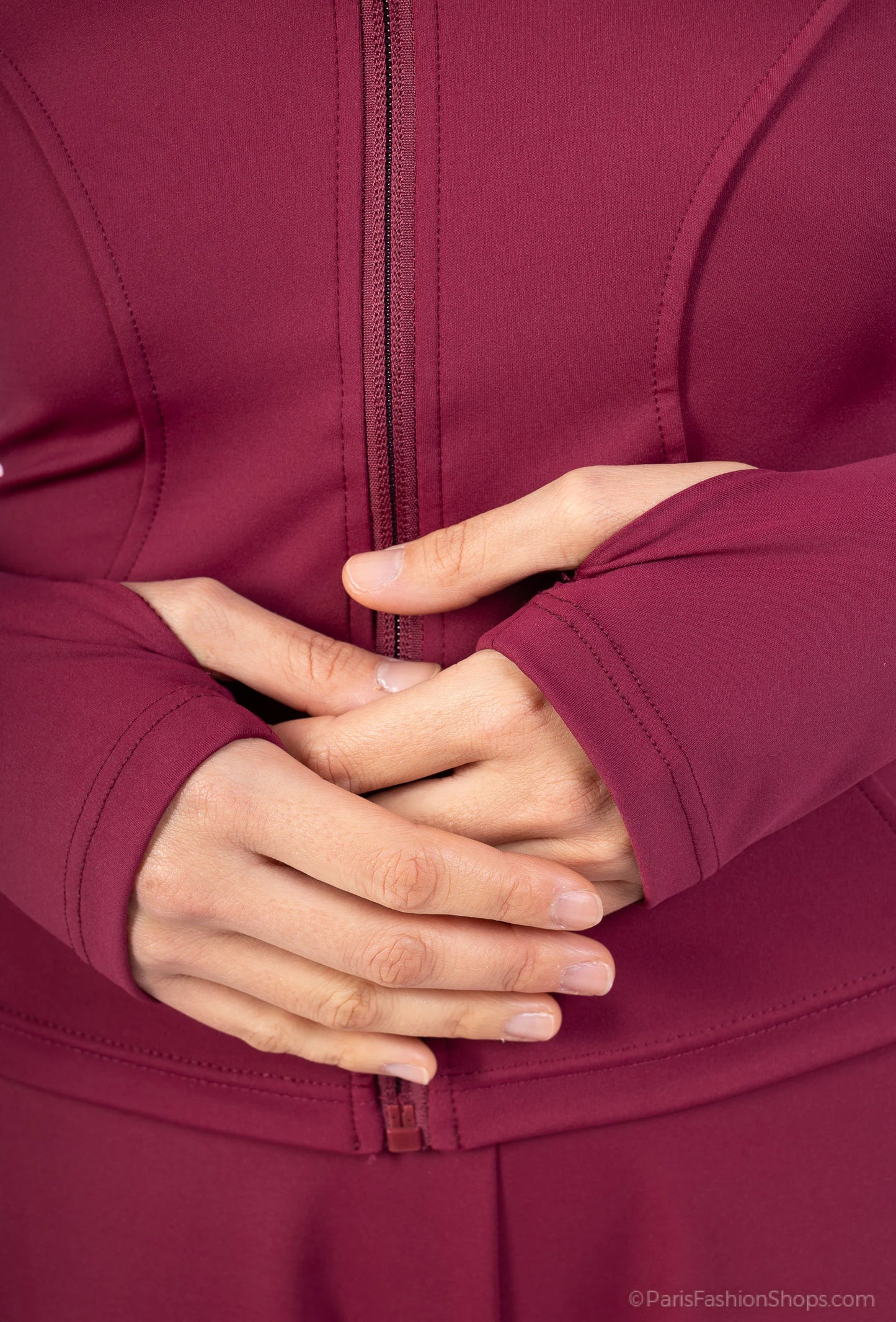 VELENA – Fitted sporty chic zip-up jacket