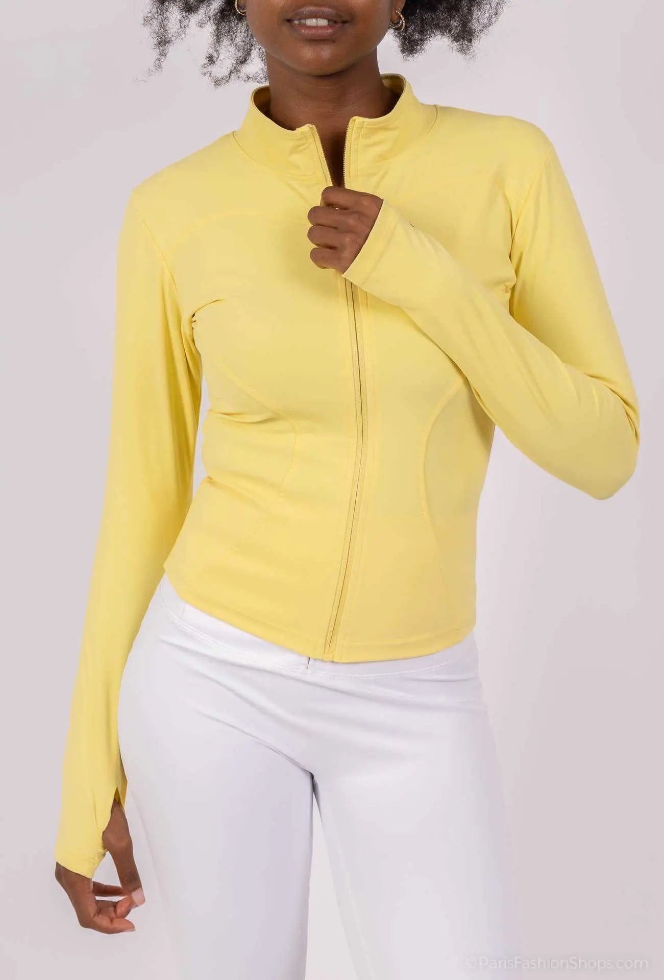 VELENA – Fitted sporty chic zip-up jacket