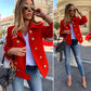 Chic double-breasted blazer jacket