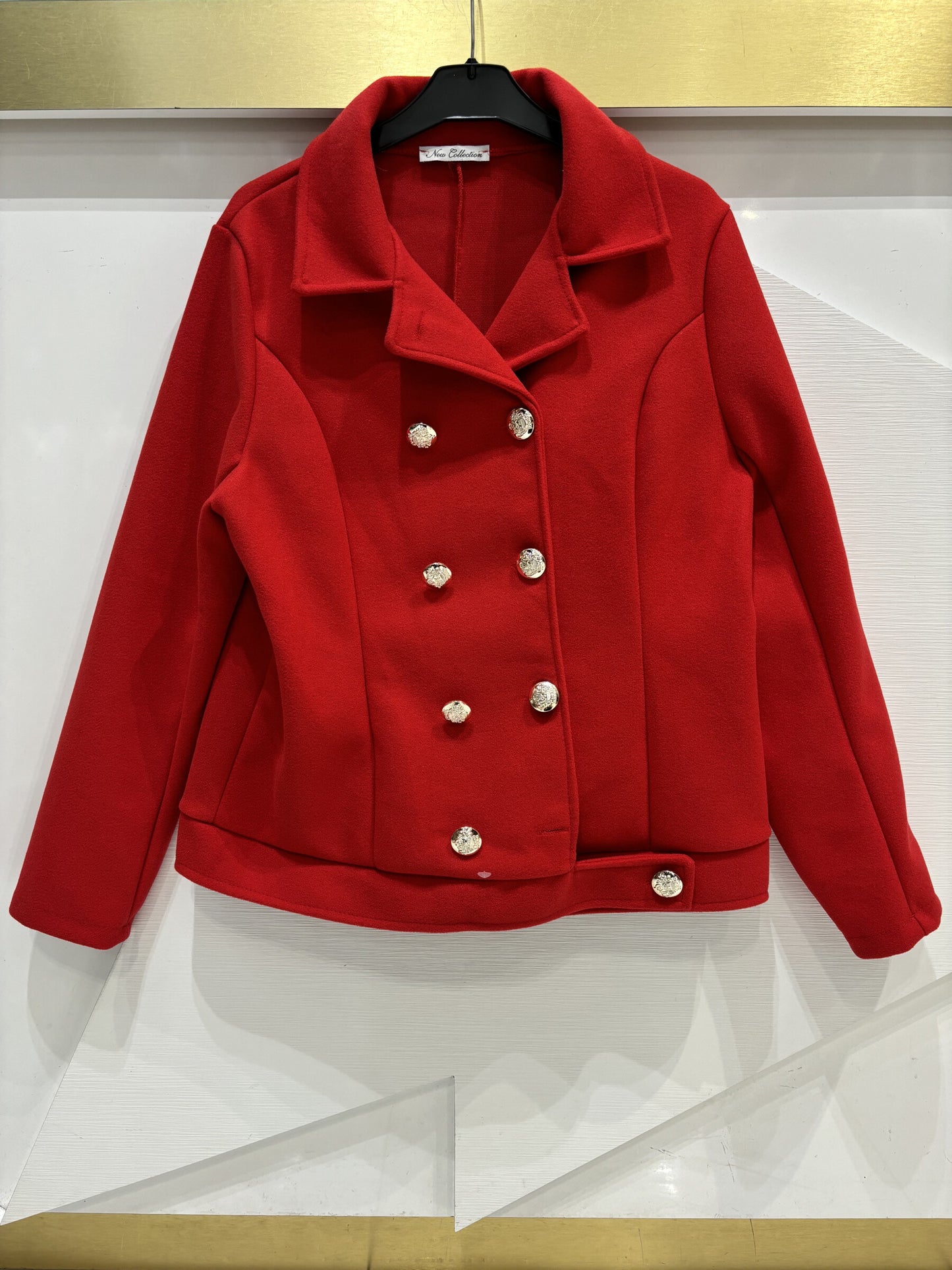 Chic double-breasted blazer jacket