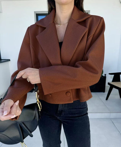 Elegant blazer jacket inside