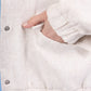 Linen bombers jacket