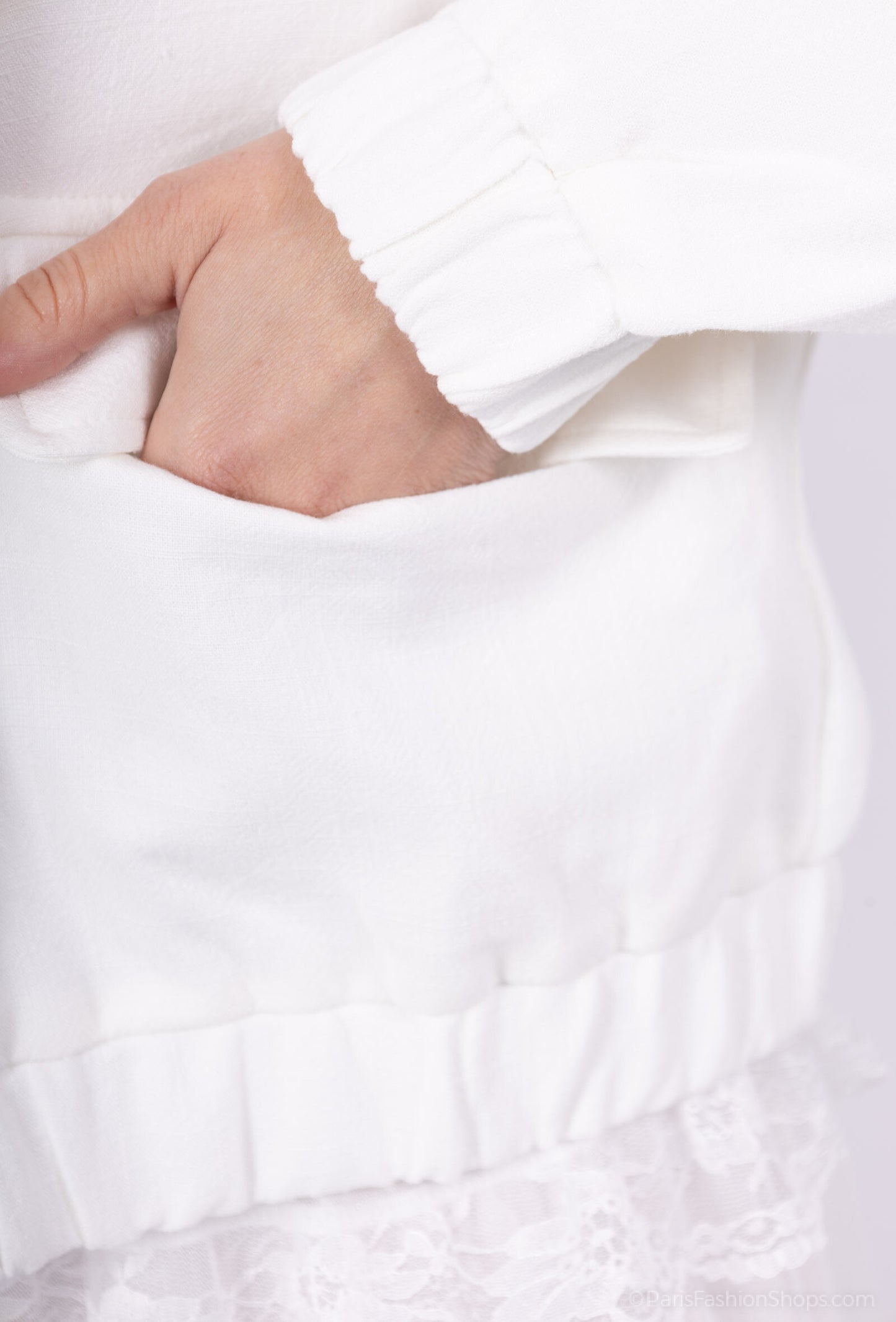 Linen bombers jacket