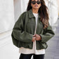 Ultra-trendy oversized textured jacket