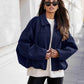 Ultra-trendy oversized textured jacket
