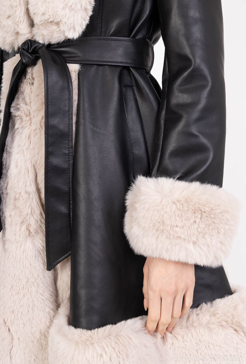 PU Fur Jacket