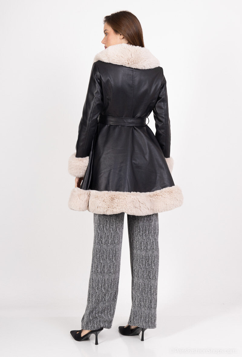 PU Fur Jacket