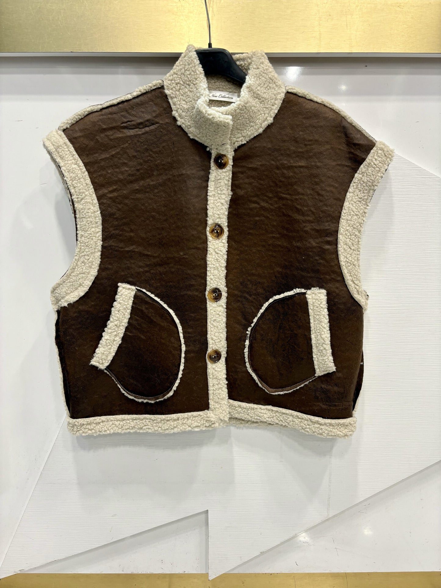 Wool -free woolless jacket with pockets