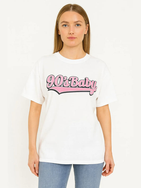 Ladies 90’s Baby Oversized Tshirt